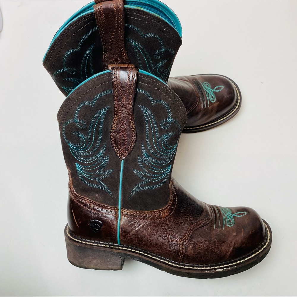 ARIAT Chocolate Fat Baby Boot Size 8.5